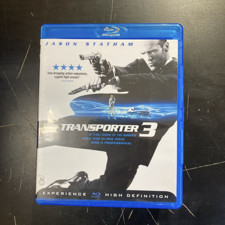 Transporter 3 Blu-ray (VG+/M-) -toiminta-